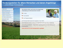 Tablet Screenshot of beratung-senioren.de